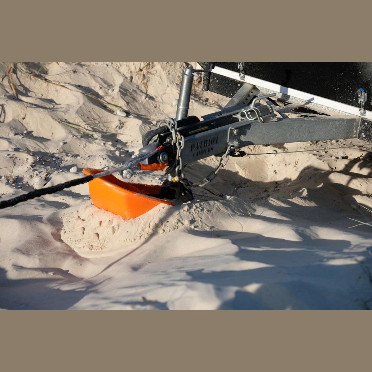 MAXTRAX Orange Trailer Skid Trailer Recovery