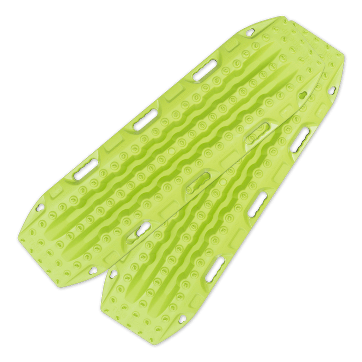 MAXTRAX MK2 4x4 Recovery Tracks Lime Green with Telltale Leashes