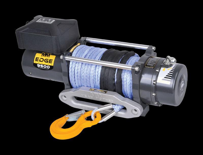 Mean Mother 4x4 Edge Electric Winch 9500lb Synthetic Rope EW9500S