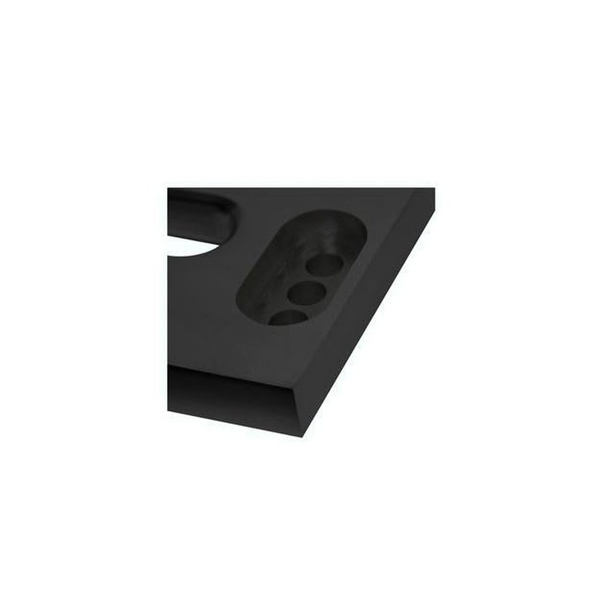 Mean Mother Fairlead Black Anodised Blank AFBLB