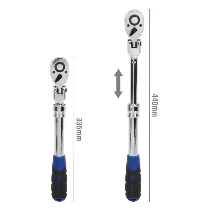 Mechpro Extendable Ratchet 335-440mm 1/2In Drive