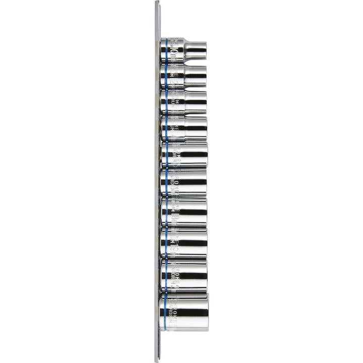 Mechpro Socket Rail Set Metric 1/2In Drive 10pc