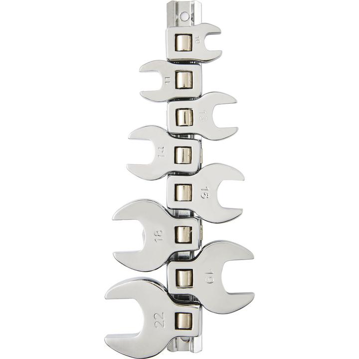 Mechpro Crow's Foot Spanner Set Metric 3/8In Drive 8pc
