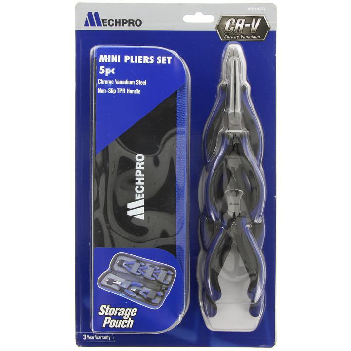 Mechpro Mini Pliers Set 5pc