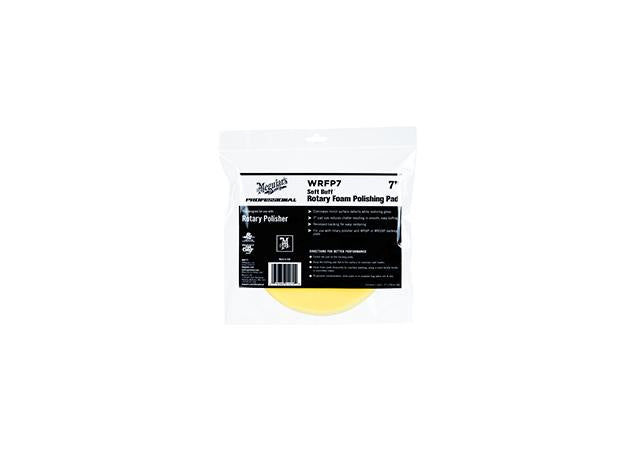 Meguiars Soft Buff Rotary Foam Polishing Pad 7inch WRFP7
