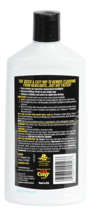 Meguiars PLASTX Plastic Polish and Restorer 296ml G12310