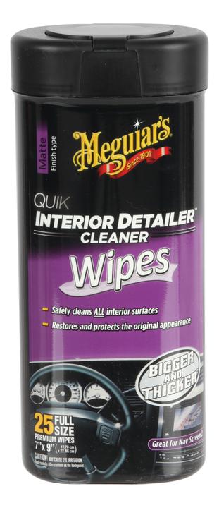 Meguiars Quik Interior Detailer Wipes 25pk G13600