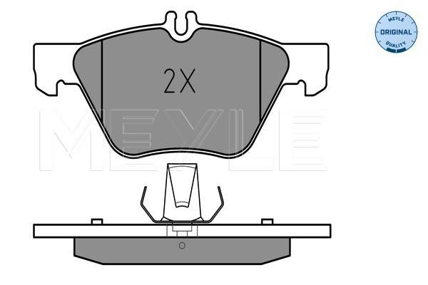 MEYLE Original Brake Pad Set Front 025 216 7020