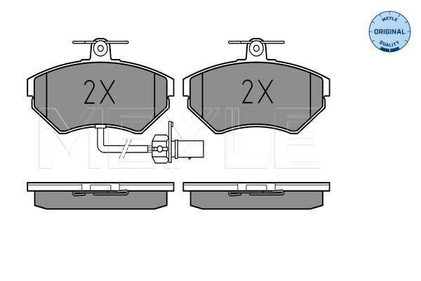 MEYLE Original Brake Pad Set Front 025 219 4519/W