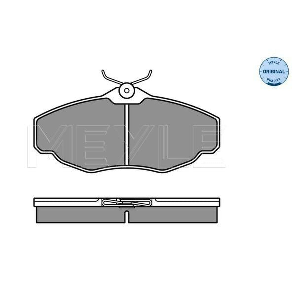 MEYLE Original Brake Pad Set Front 025 234 5219