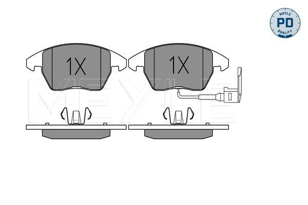 MEYLE PD Brake Pad Set Front 025 235 8720/PD