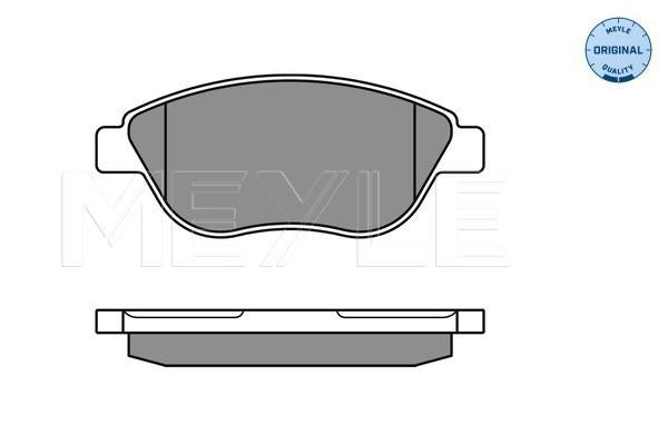 MEYLE Original Brake Pad Set Front 025 237 0919/W