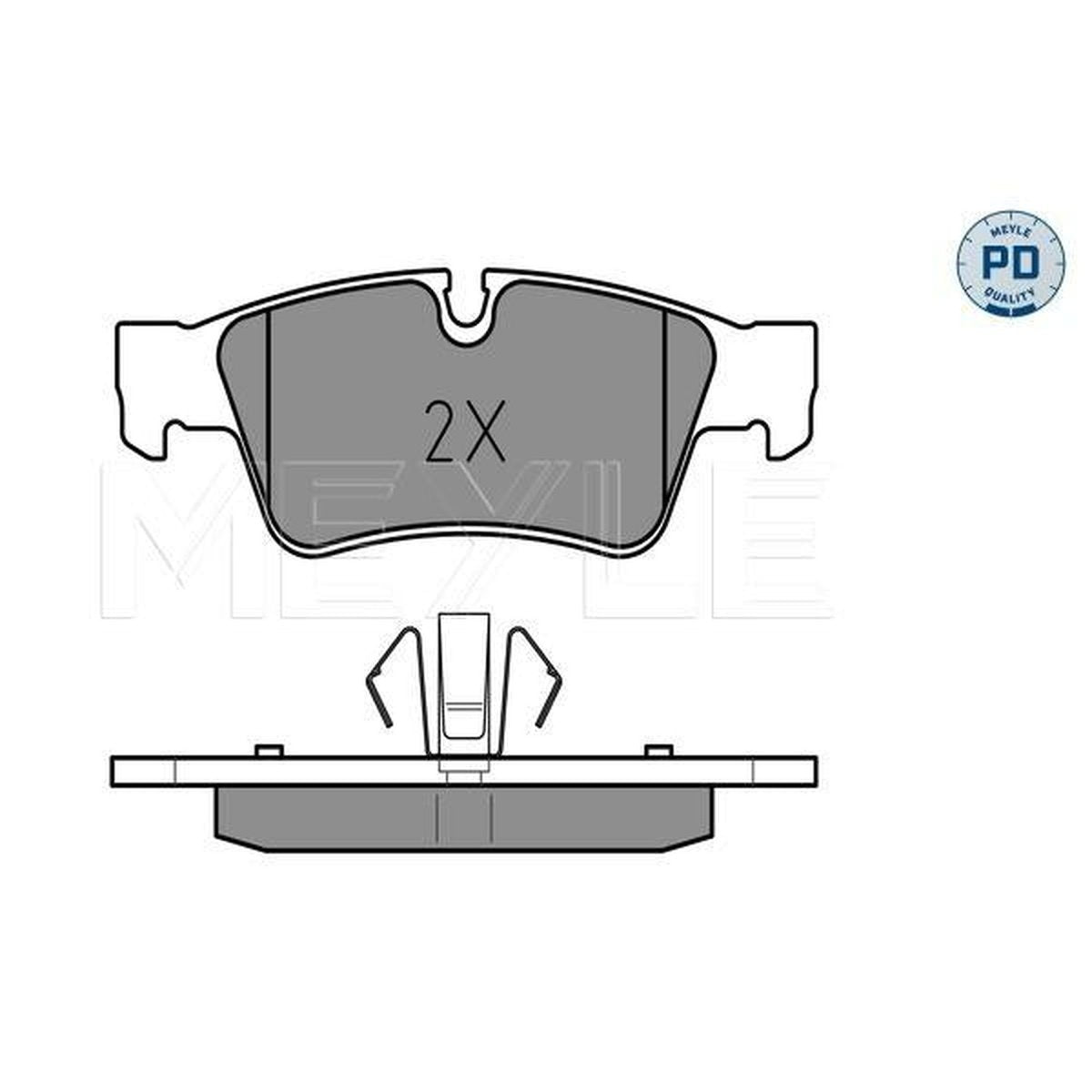 MEYLE PD Brake Pad Set Rear 025 239 2318/PD