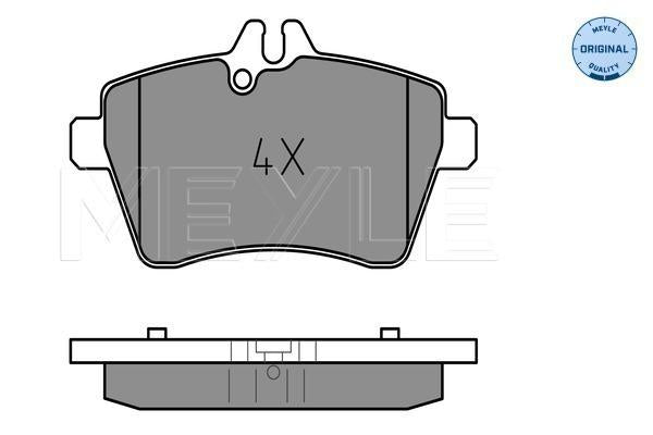 MEYLE Original Brake Pad Set Front 025 240 7719