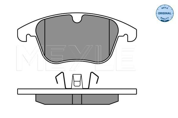 MEYLE Original Brake Pad Set Front 025 241 2319