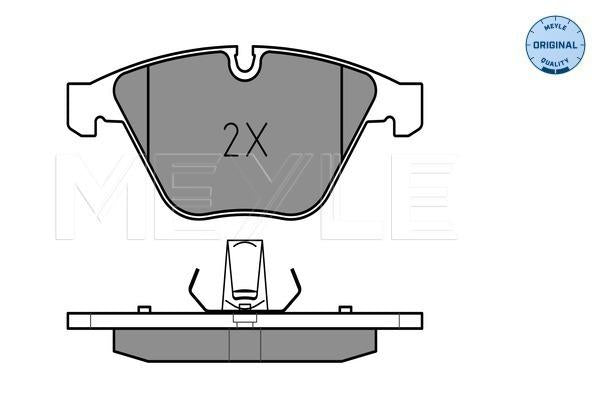 MEYLE Original Brake Pad Set Front 025 241 6120