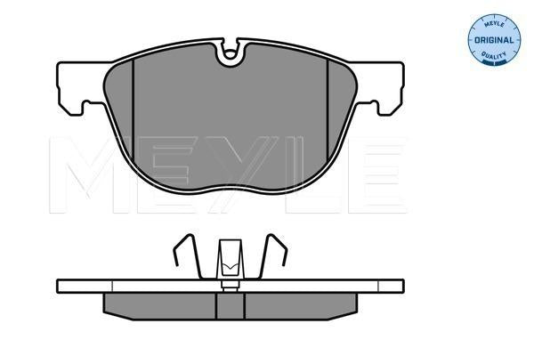 MEYLE Original Brake Pad Set Front 025 241 7019