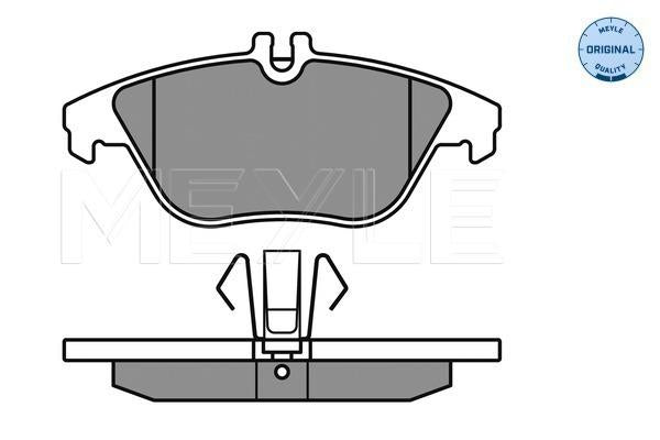 MEYLE Original Brake Pad Set Rear 025 242 5317