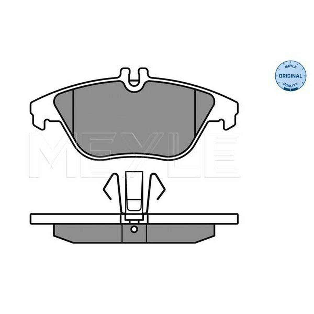 MEYLE PD Brake Pad Set Rear 025 242 5317/PD
