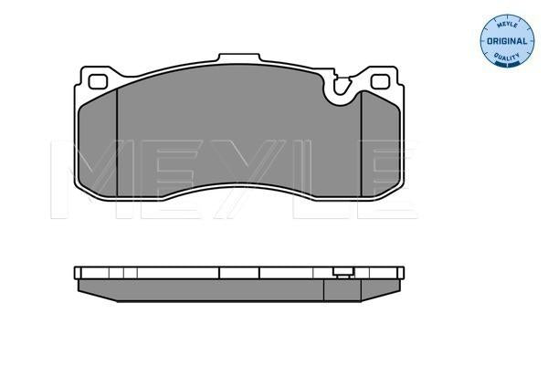 MEYLE Original Brake Pad Set Front 025 243 1617