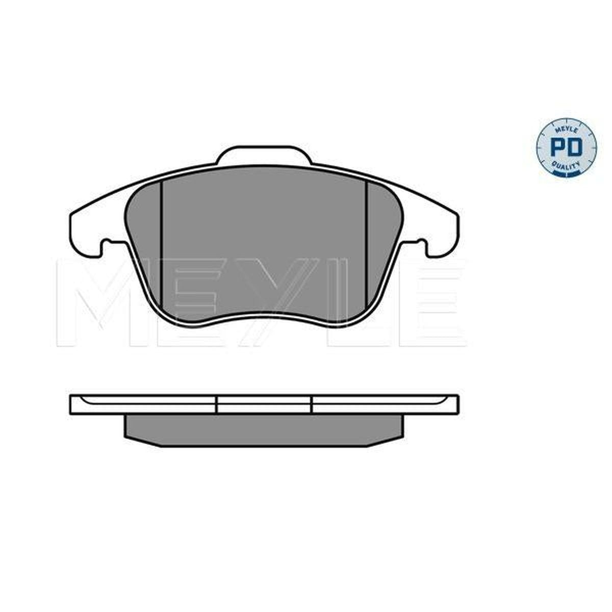 MEYLE PD Brake Pad Set Front 025 243 3219/PD