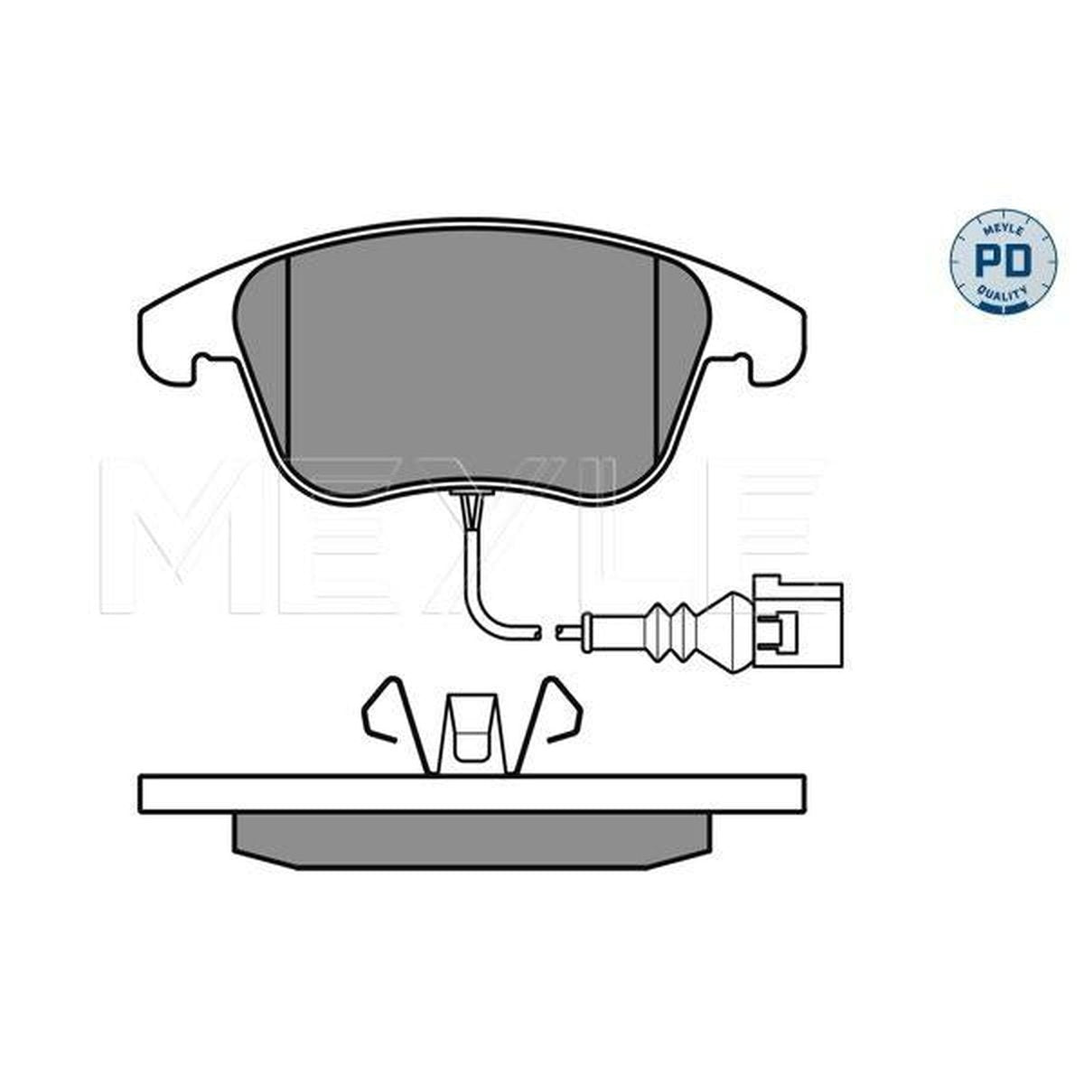 MEYLE PD Brake Pad Set Front 025 243 3219/PD