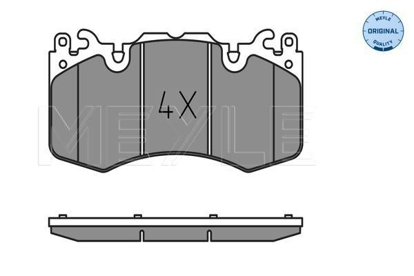 MEYLE Original Brake Pad Set Front 025 246 5916