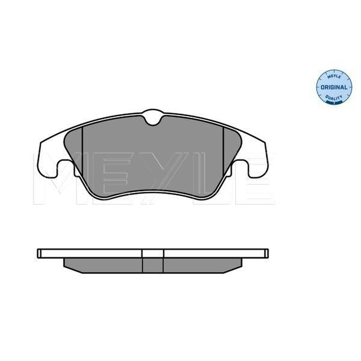MEYLE Original Brake Pad Set Front 025 247 4319/W
