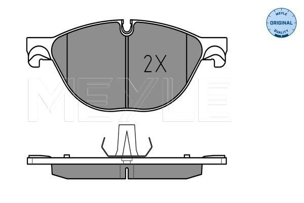 MEYLE Original Brake Pad Set Front 025 250 4519