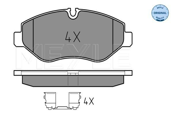 MEYLE Original Brake Pad Set Front 025 291 9220