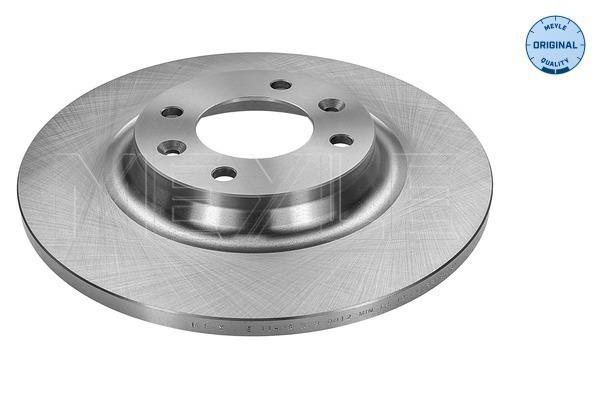 MEYLE Original Brake Rotor Rear Single 11-15 523 0012