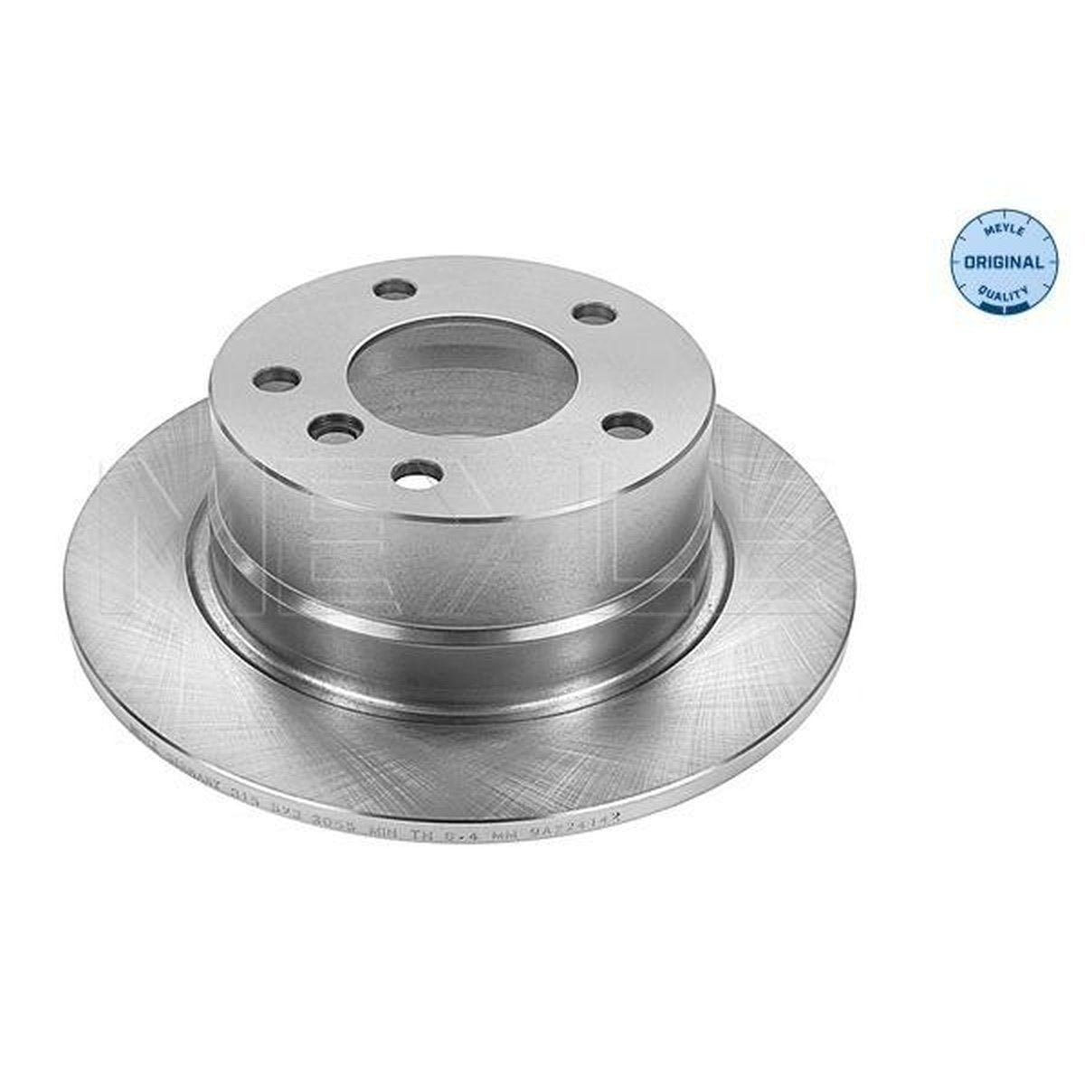 MEYLE Original Brake Rotor Pair 272mm Rear 315 523 0044