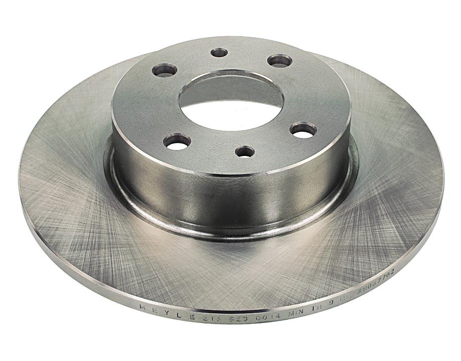 MEYLE Original Brake Rotor Pair 251.5mm Rear 215 523 0014