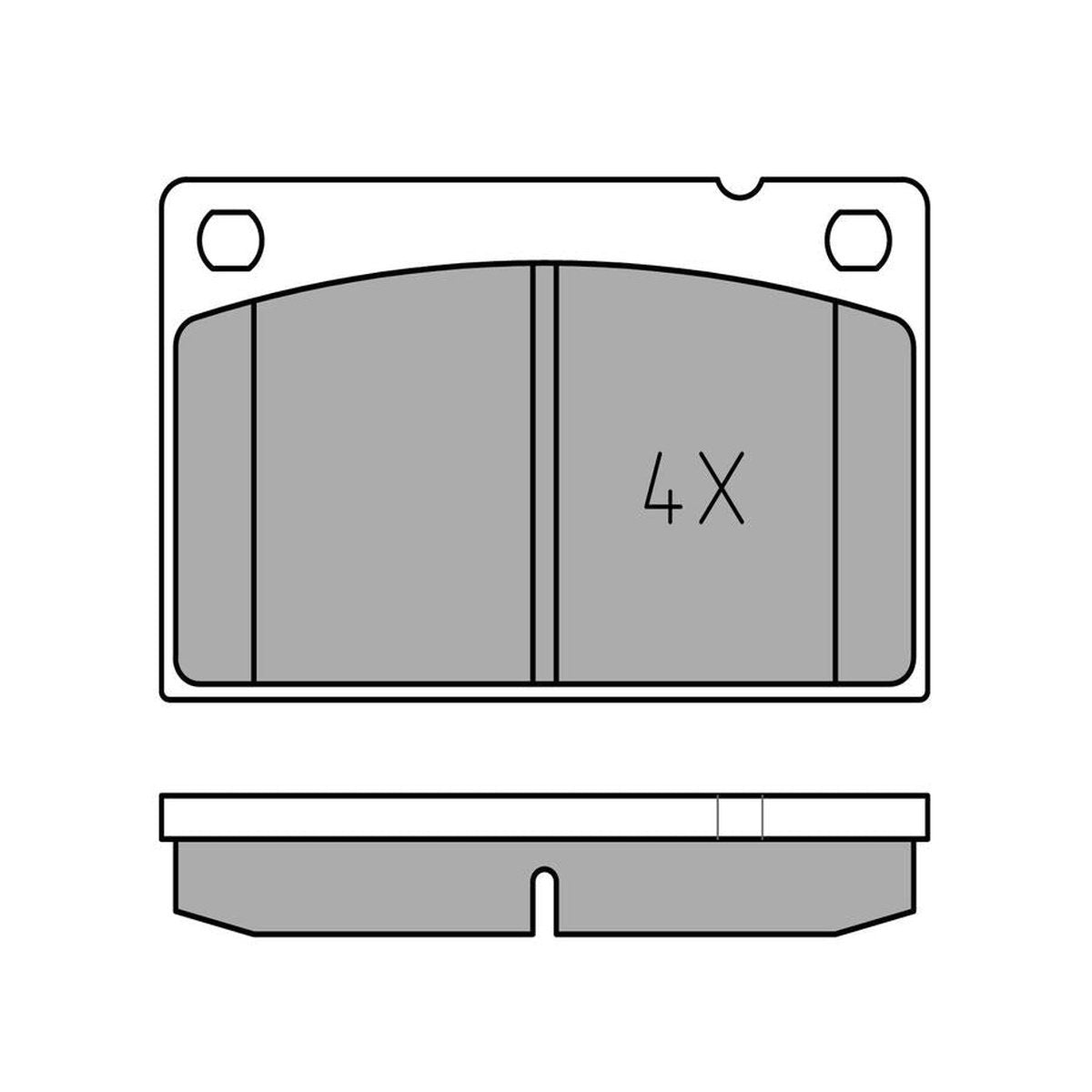 MEYLE Original Brake Pad Set Front 025 201 5316