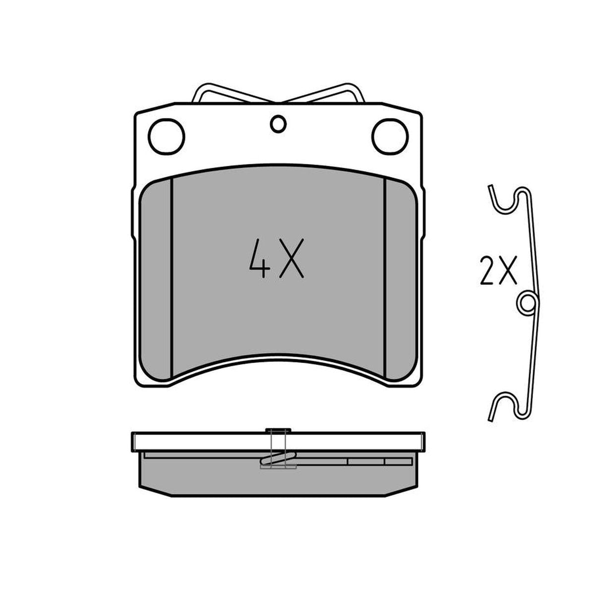 MEYLE Original Brake Pad Set Front 025 206 5217