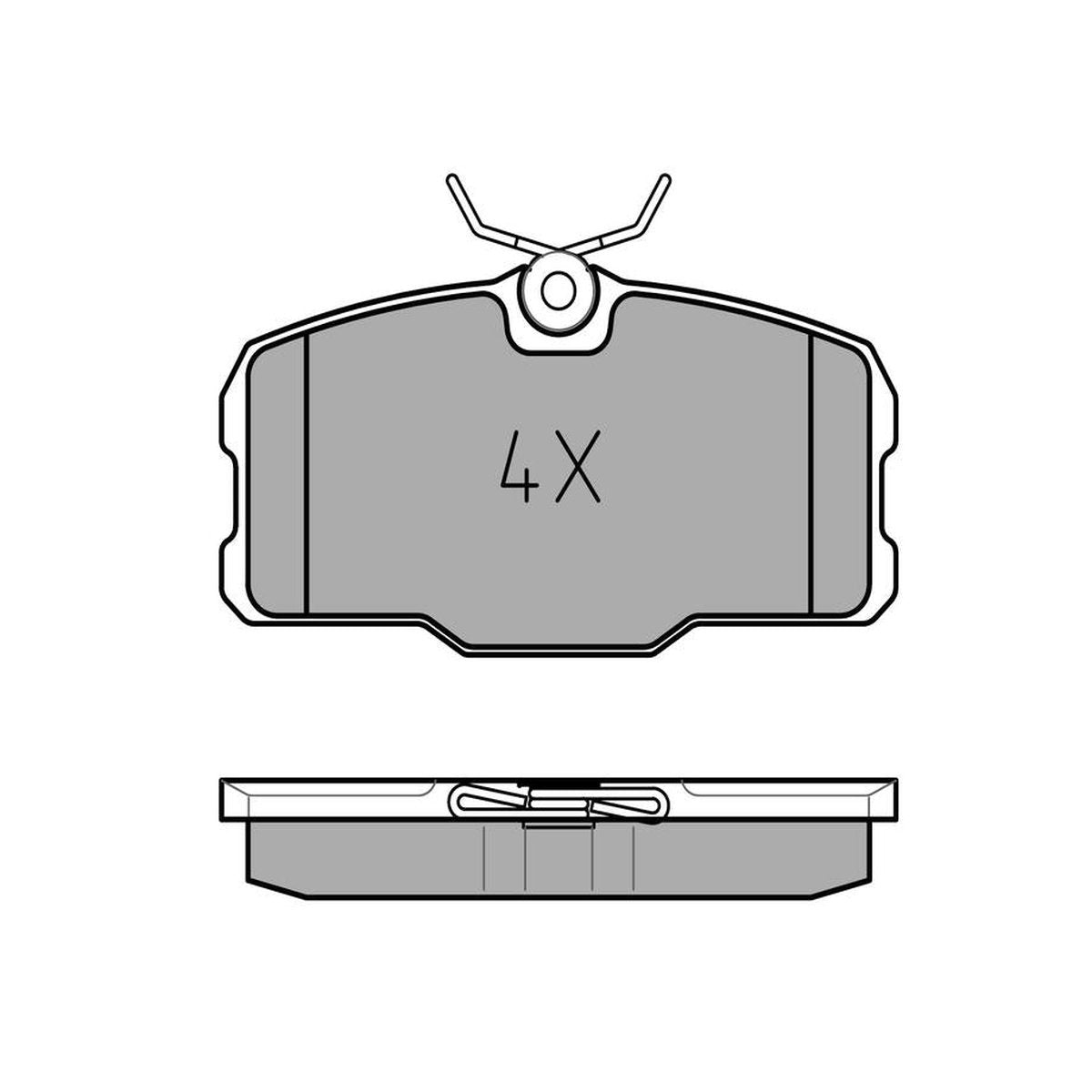 MEYLE Original Brake Pad Set Front 025 207 5118