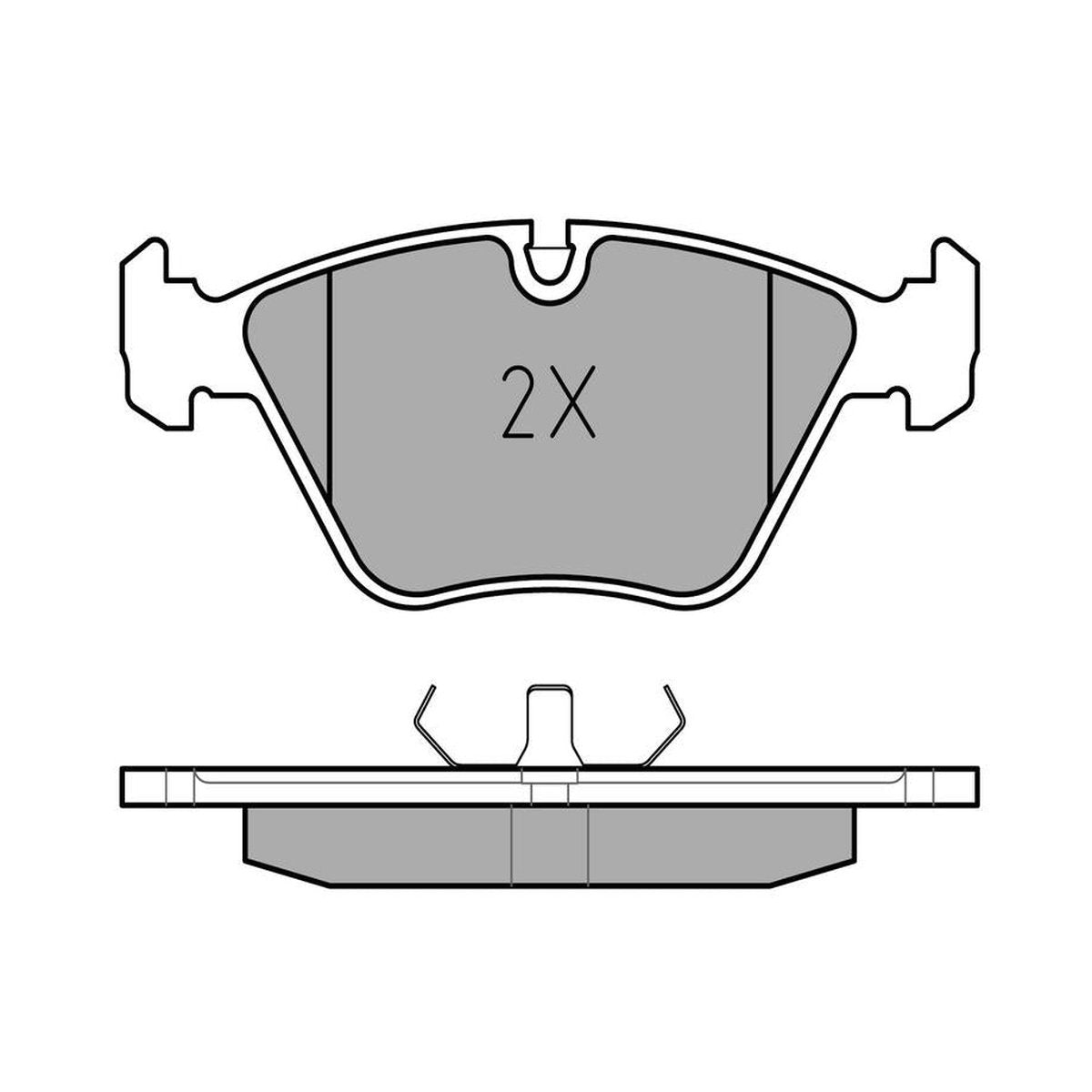 MEYLE Original Brake Pad Set Front 025 209 6820