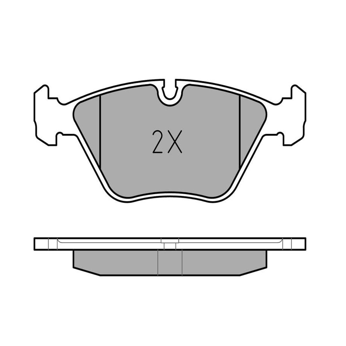 MEYLE Original Brake Pad Set Front 025 209 6820