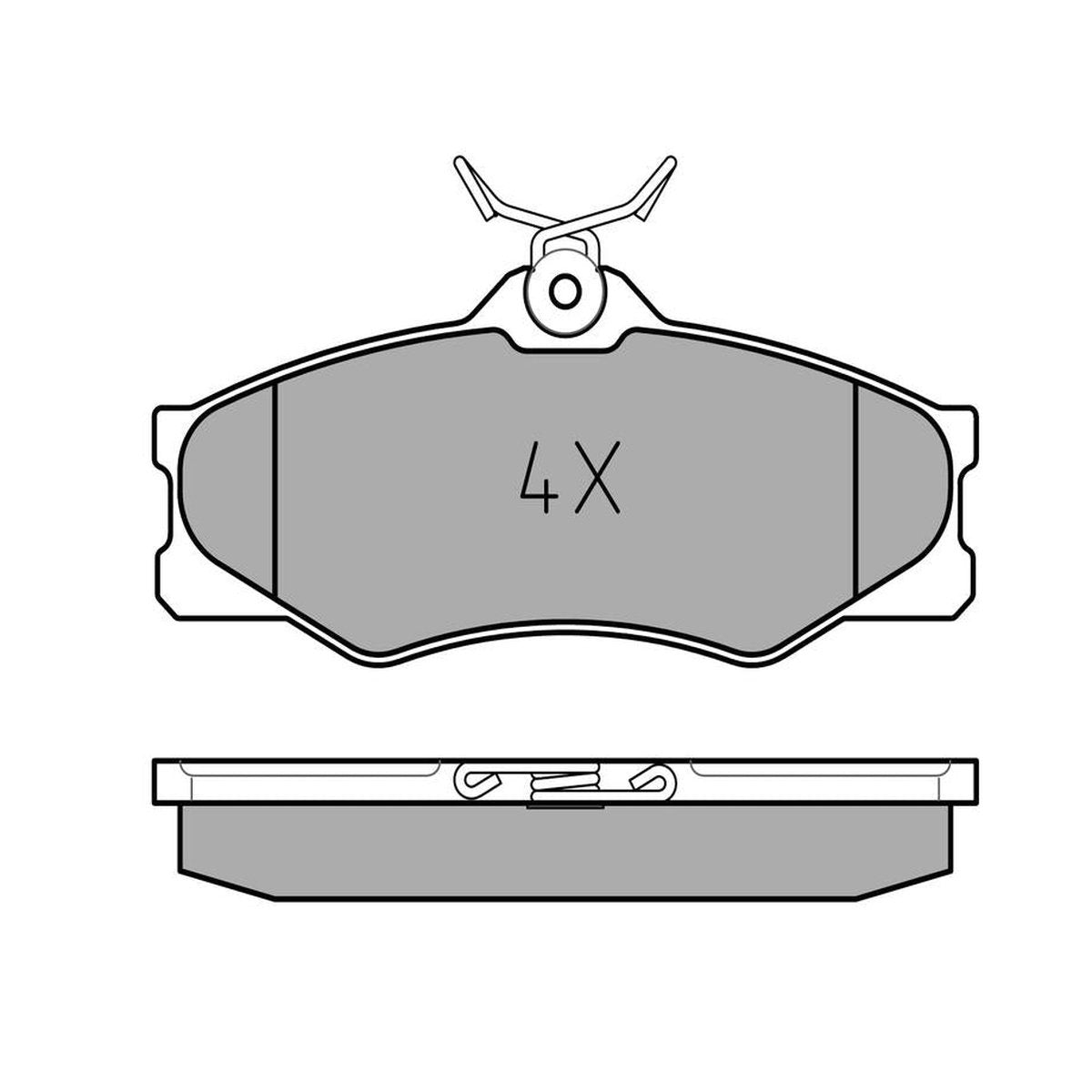 MEYLE Original Brake Pad Set Front 025 209 7919