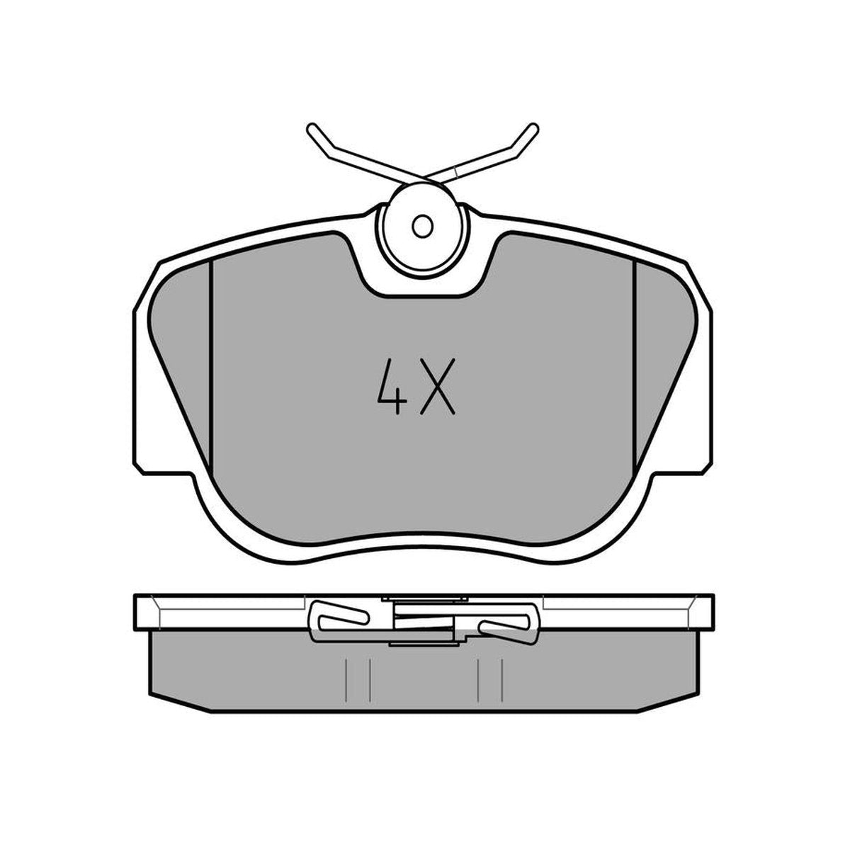 MEYLE Original Brake Pad Set Front 025 210 5517