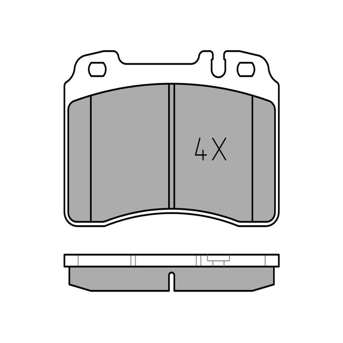 MEYLE Original Brake Pad Set Front 025 211 5316