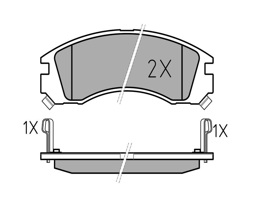 MEYLE Original Brake Pad Set Front 025 213 6315/W