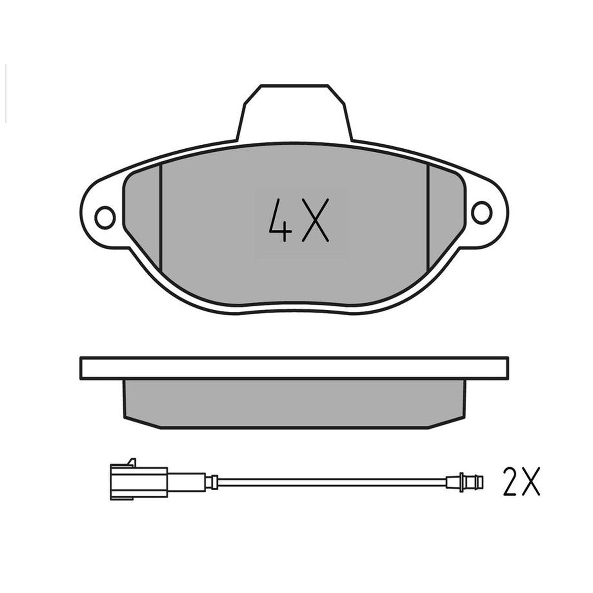 MEYLE Original Brake Pad Set Front 025 214 3616