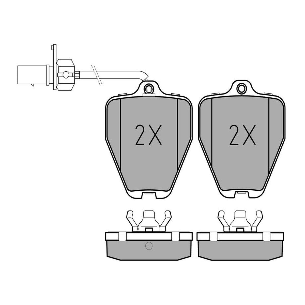 MEYLE Original Brake Pad Set Front 025 214 5218/W