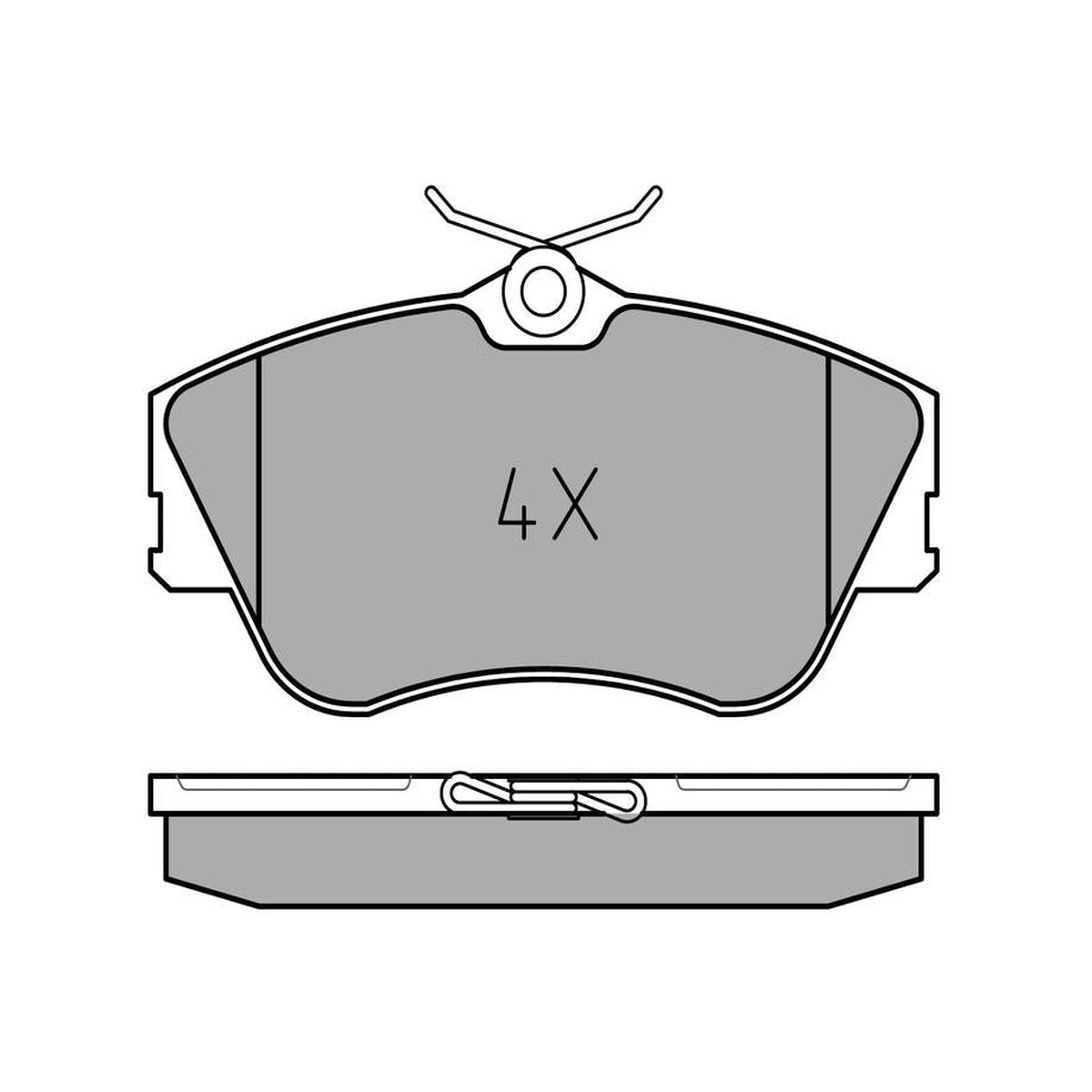 MEYLE Original Brake Pad Set Front 025 214 7919