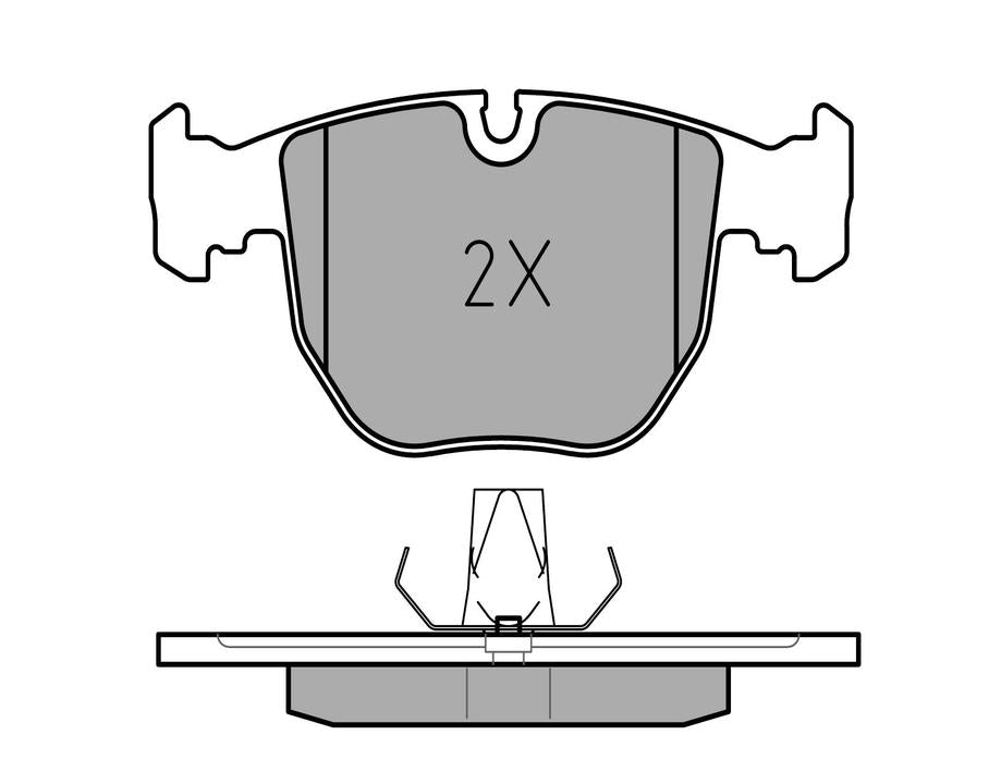 MEYLE Original Brake Pad Set Front 025 214 8619