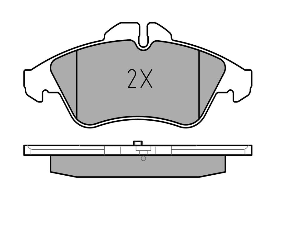 MEYLE Original Brake Pad Set Front 025 215 7620