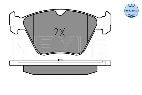MEYLE Original Brake Pad Set Front 025 216 7020