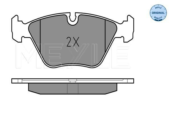 MEYLE Original Brake Pad Set Front 025 216 7720