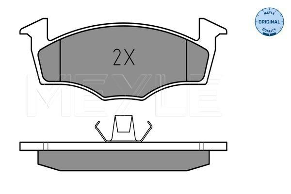 MEYLE Original Brake Pad Set Front 025 218 6617
